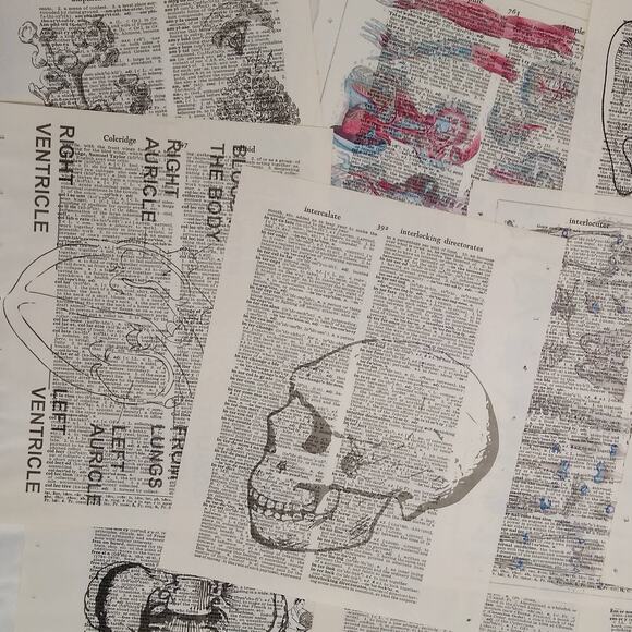 Anatomy Vintage Dictionary Prints, Anatomy Prints, Book Page Prints - Picture 10 of 10
